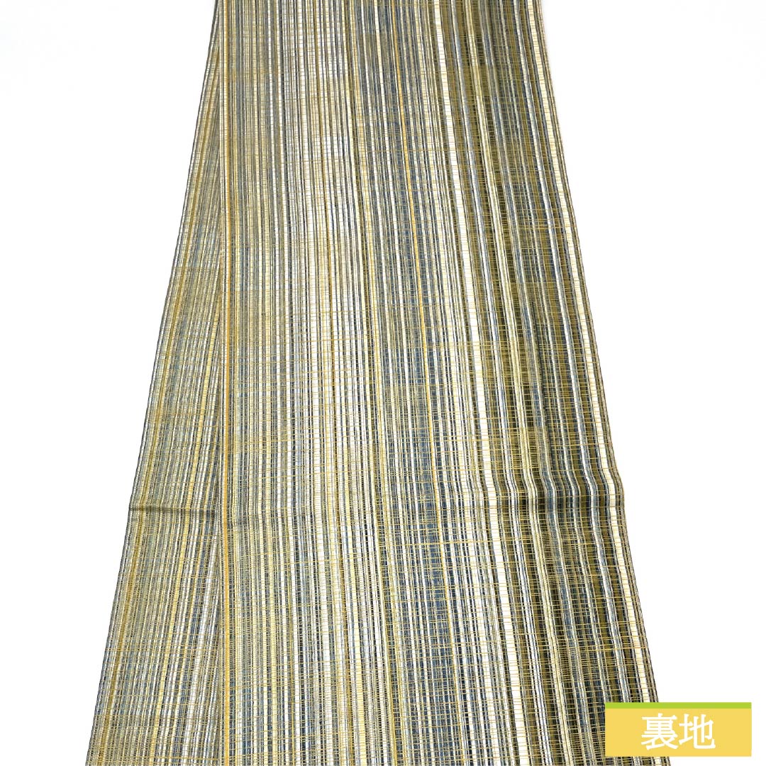 袋帯 正絹 葵 菊 紅葉 帯丈446cm Sランク 六通 カジュアル グラデーション系 1123013032399