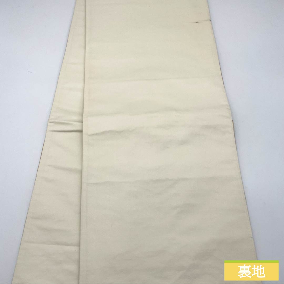 袋帯 正絹 留袖用 雲取りに七宝 菊菱文様 帯丈416cm Aランク 六通 フォーマル グラデーション系 1123014463399