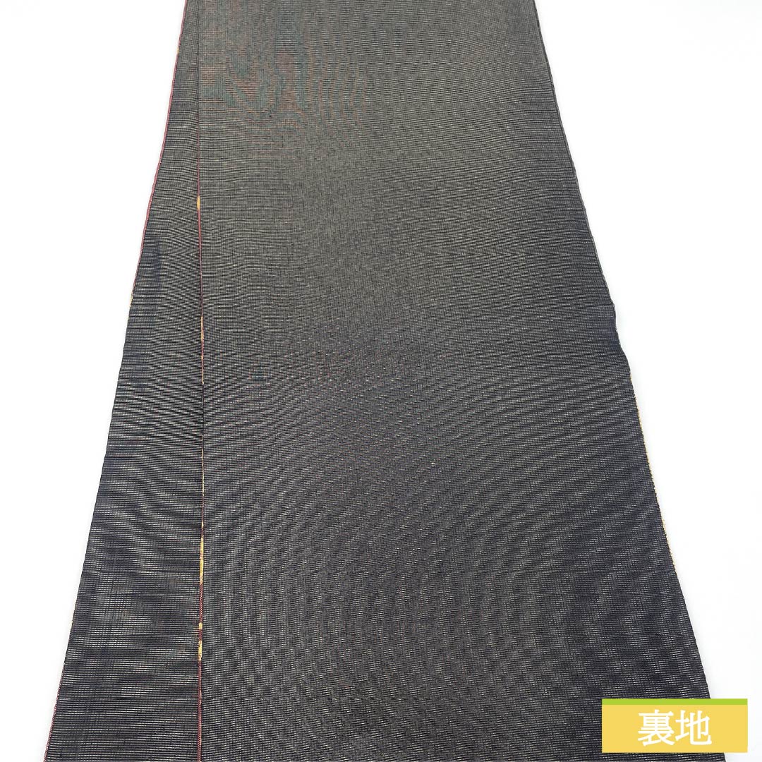 袋帯 正絹 暗紅色(あんこうしょくいろ) 振袖用 辻ヶ花 帯丈448cm Sランク 六通 フォーマル グラデーション系 1123013682399