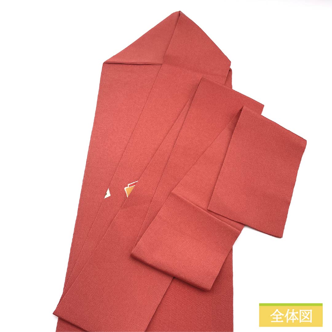 名古屋帯 正絹 Sランク 紅色(べにいろ) 型染 カルタ 帯丈359cm ポイント柄 カジュアル ピンク系 1124009782313 名古屋仕立て
