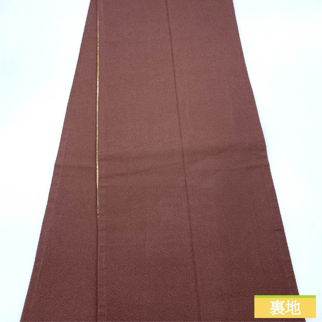 袋帯 正絹 留袖用 辻ヶ花 帯丈432cm Sランク ポイント柄 フォーマル 金系 1123013922321