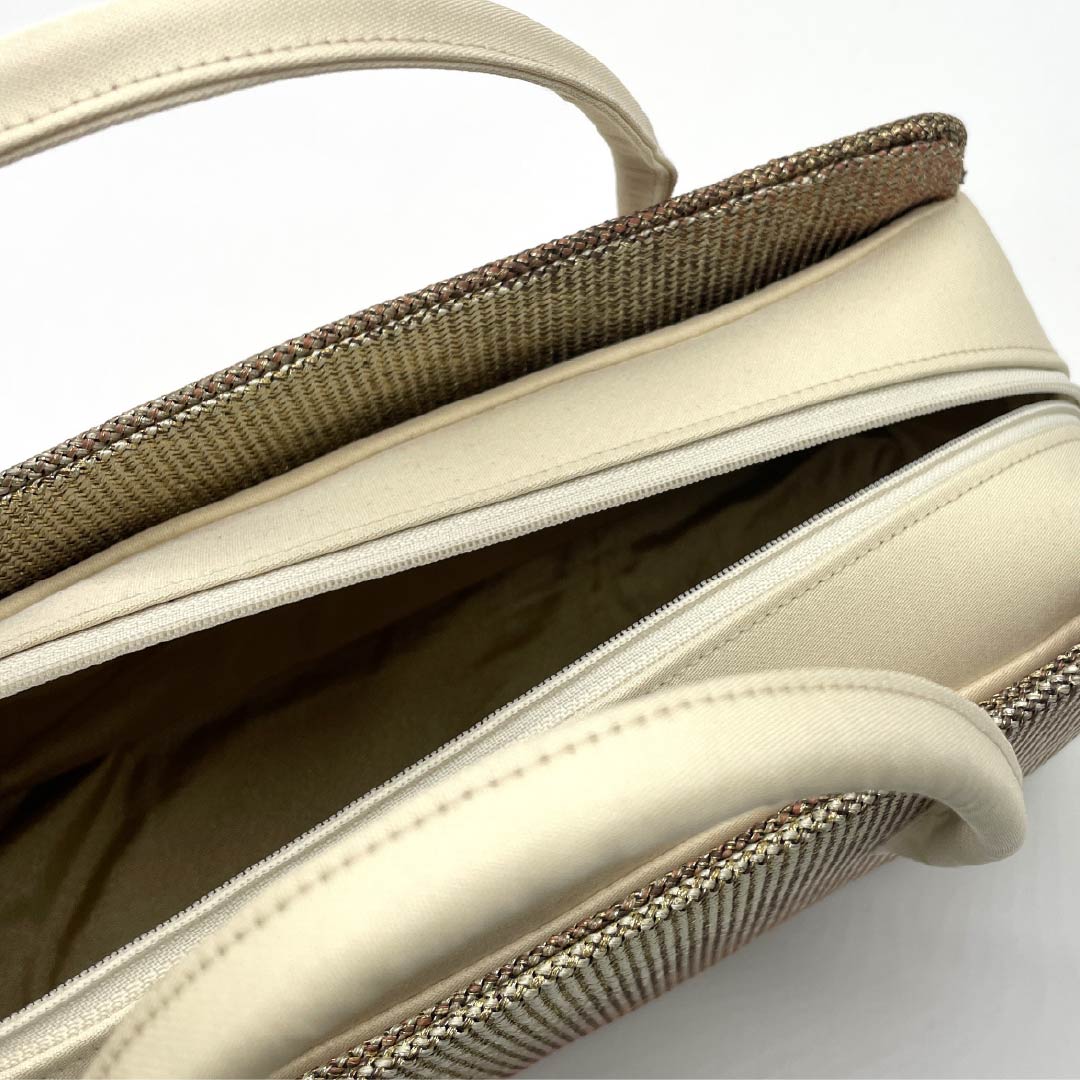 (新古品)和装バッグ セミフォーマル NEWランク 三軸組織 西陣織 利休バッグ グラデーション系 113900092199