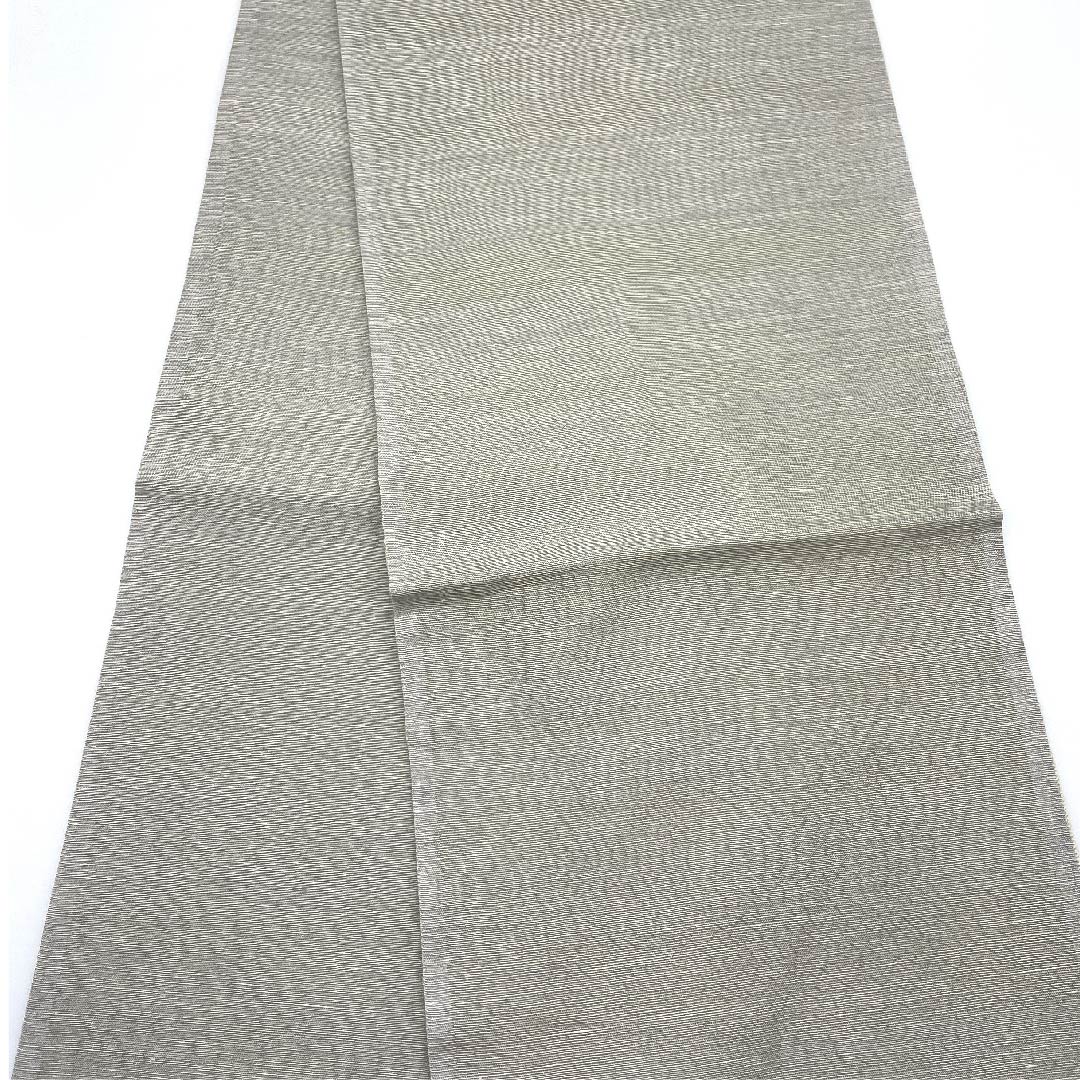 袋帯 青磁色(せいじいろ) 夏帯 横段 抽象模様 帯丈440cm 正絹 Aランク ポイント柄 カジュアル グラデーション系 1123007383399