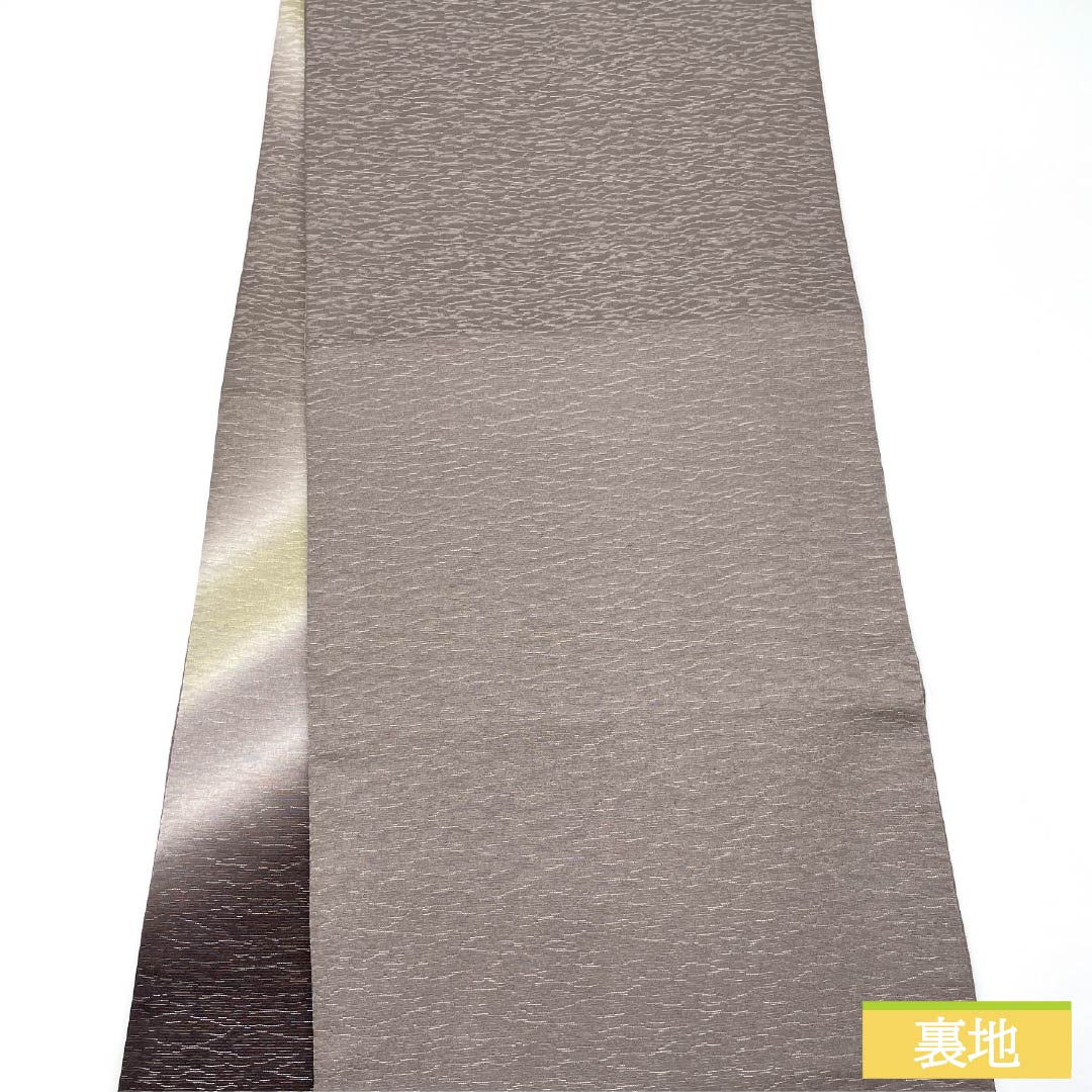 袋帯 正絹 染め帯 抽象模様 帯丈500cm Sランク ポイント柄 セミフォーマル グラデーション系 1123014752499