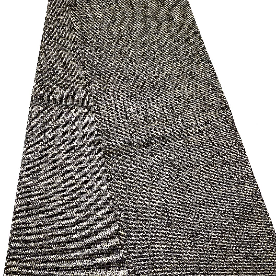 袋帯 モノトーン ペルシャ裂 都謹製 和紙 帯丈442cm 正絹 Sランク 六通 カジュアル グラデーション系 1123006812399