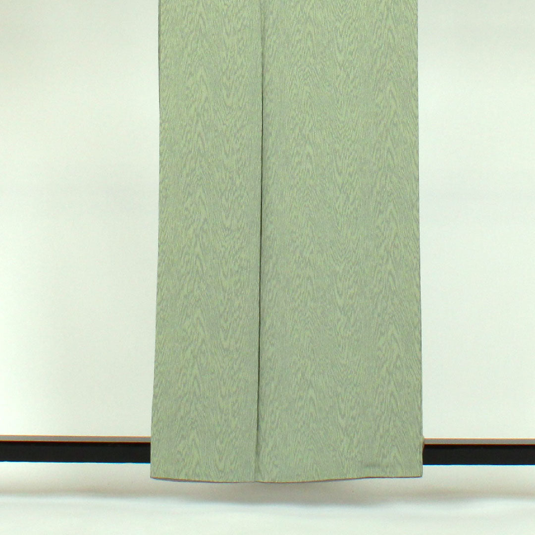 小紋 身丈160cm 裄丈63cm 袷 幾何学模様 正絹 Aランク 緑系 1115000233319