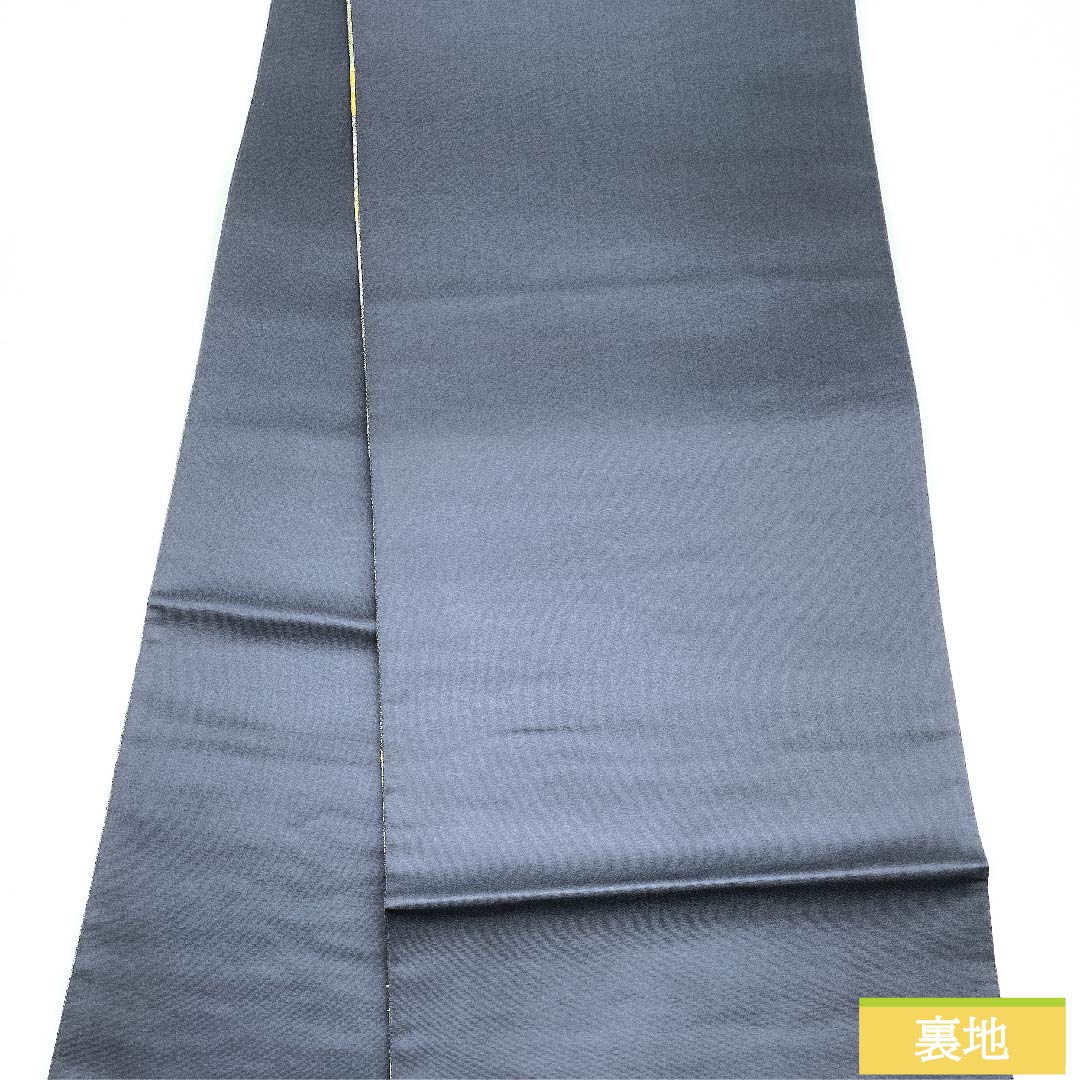 袋帯 正絹 玉虫色 留袖用 時代人物風景模様 帯丈437cm Sランク 全通 フォーマル 緑系 1123010922319