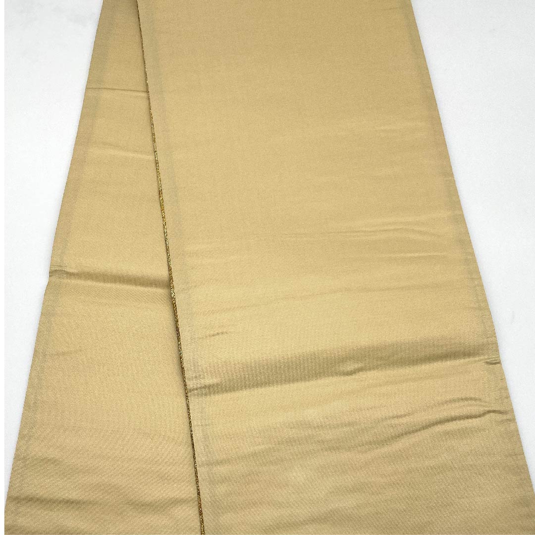 Fukuro Obi (Buddha's Hand Orange Color) Mirror Pattern Obi Length 438cm Pure Silk S Rank Six-way Formal Green 1123007982319