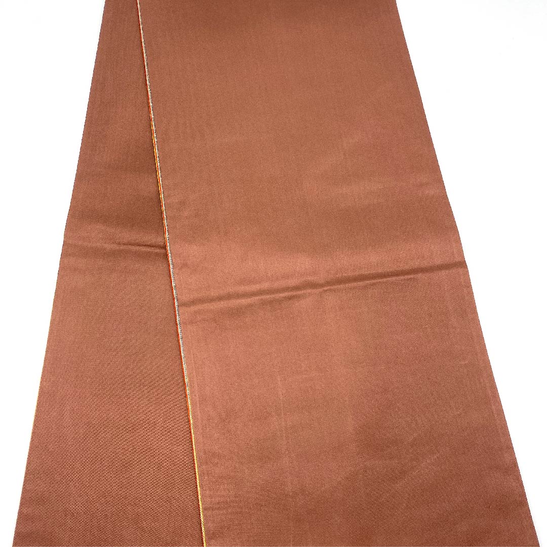 袋帯 縞 花模様 帯丈442cm 正絹 Aランク 全通 カジュアル グラデーション系 1123005973399