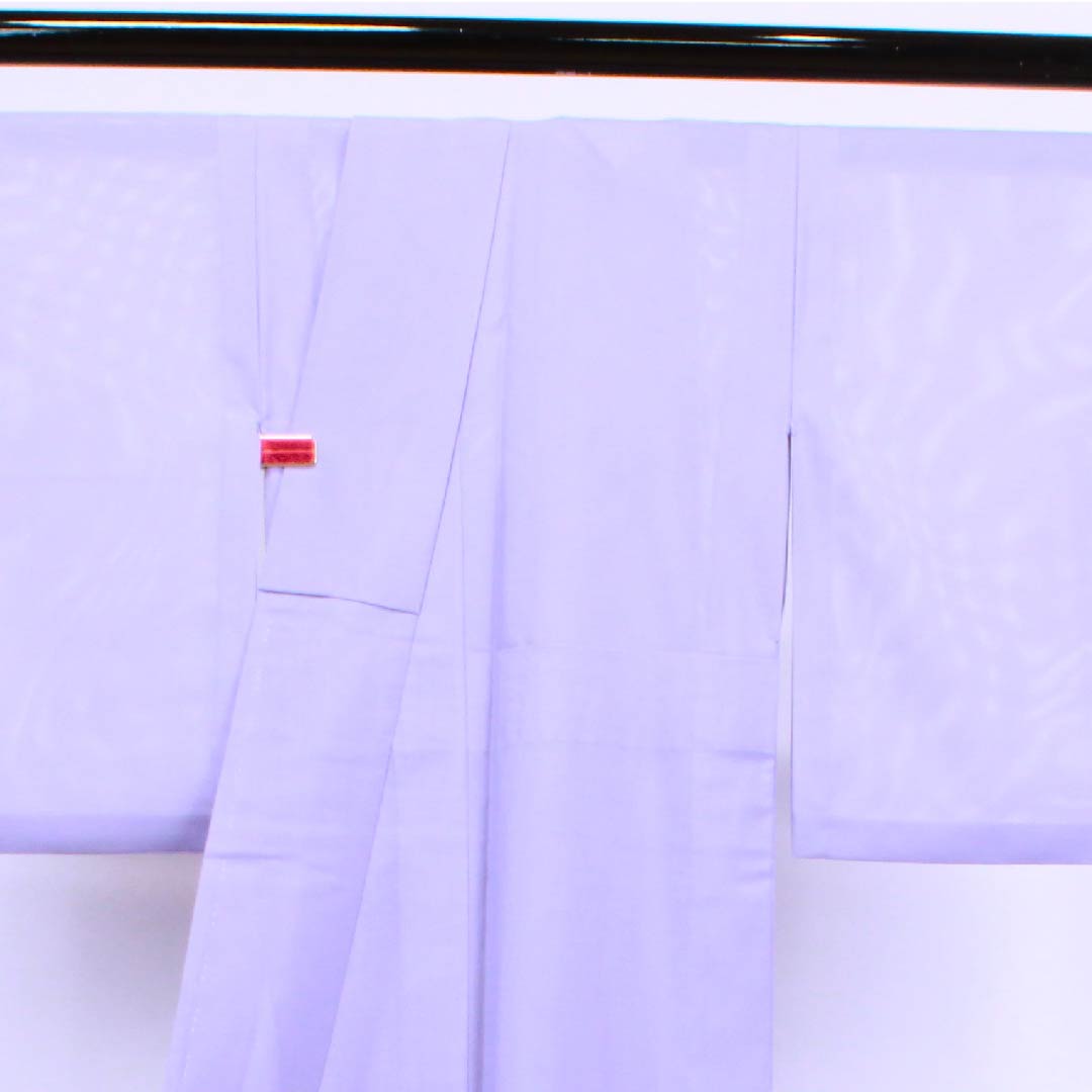Summer item, polyester, plain color, length 159cm, sleeve length 61.5cm, Beniminato color, plain, silk, S rank, purple, 1132000202320