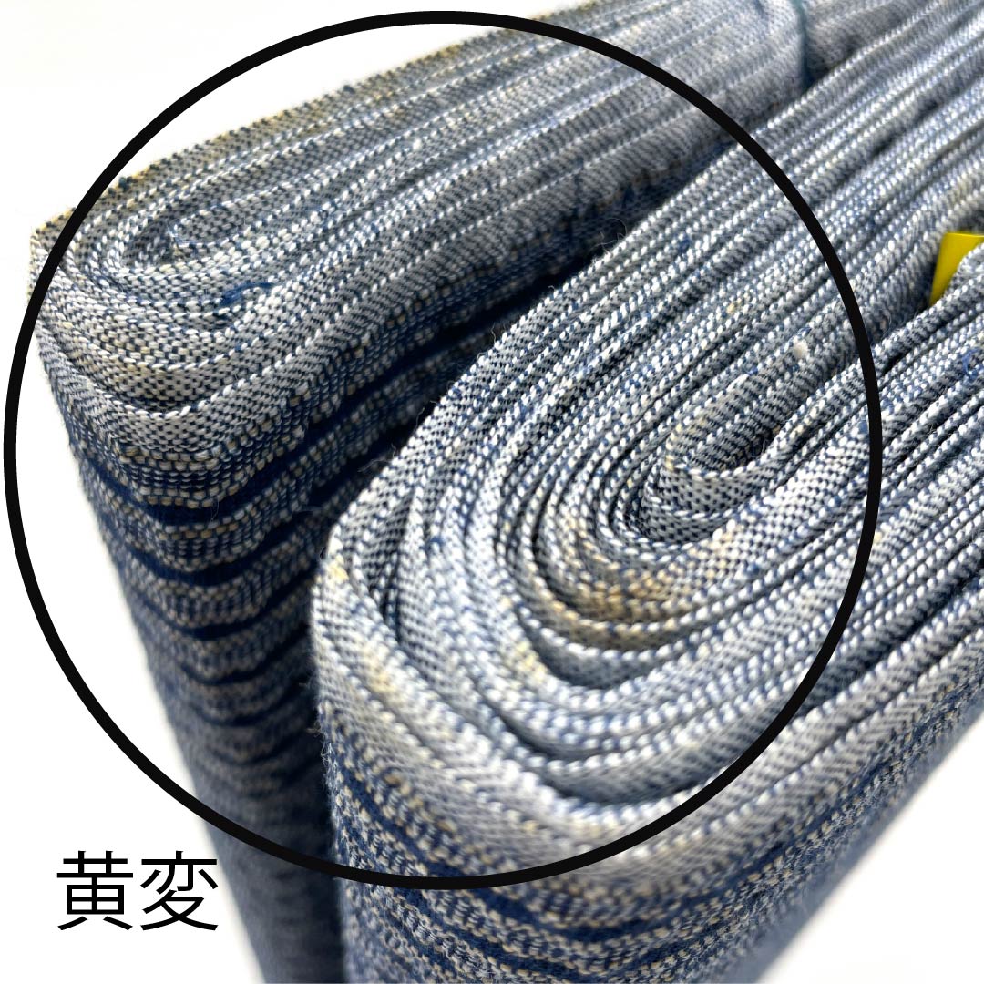 Yukata cloth, cotton, Awa Shijira, Important Intangible Cultural Property, genuine indigo dye, white-gray, S rank, gray, 1130000682922