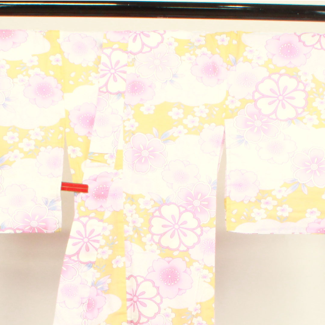 浴衣 樱花云图案 棉 S级 单层 长度 166.5cm 袖长 65cm 渐变色 1118002772599