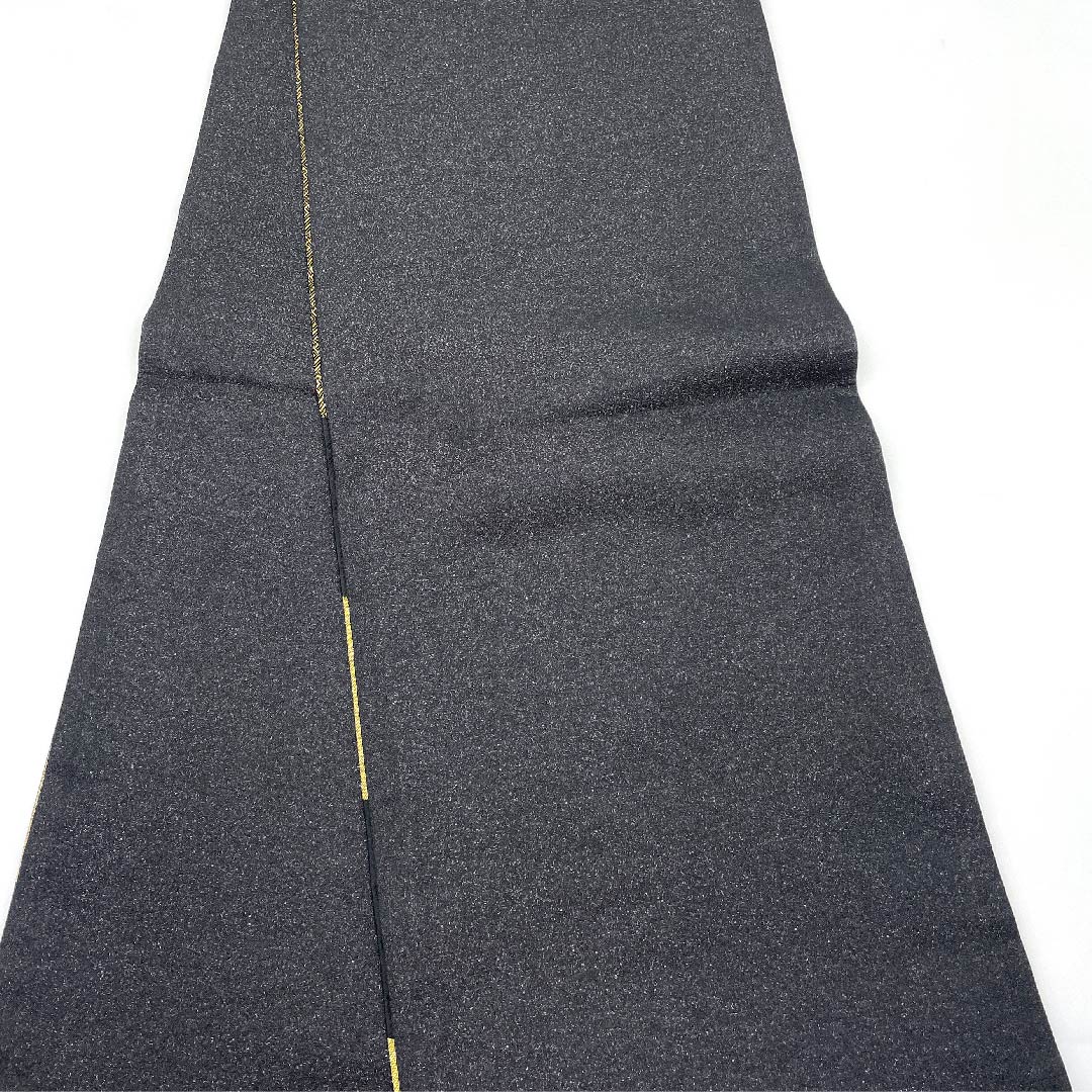 袋帯 金色 振袖用 市松 帯丈440cm 正絹 Sランク 六通 フォーマル 金系 1123006432321