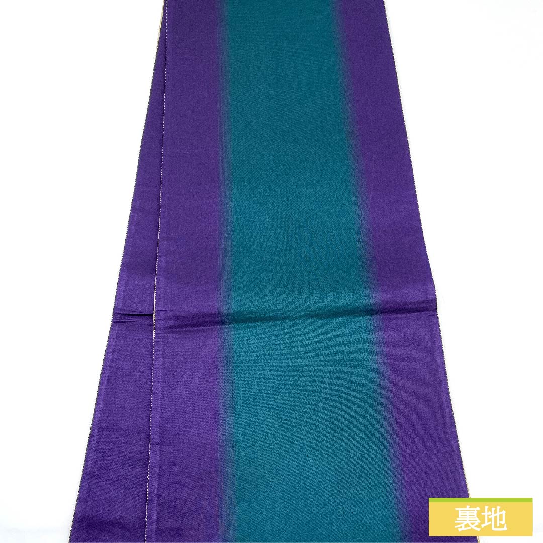 袋帯 正絹 金色(きんいろ) 抽象模様 帯丈462cm Sランク 六通 フォーマル 金系 1123011522421