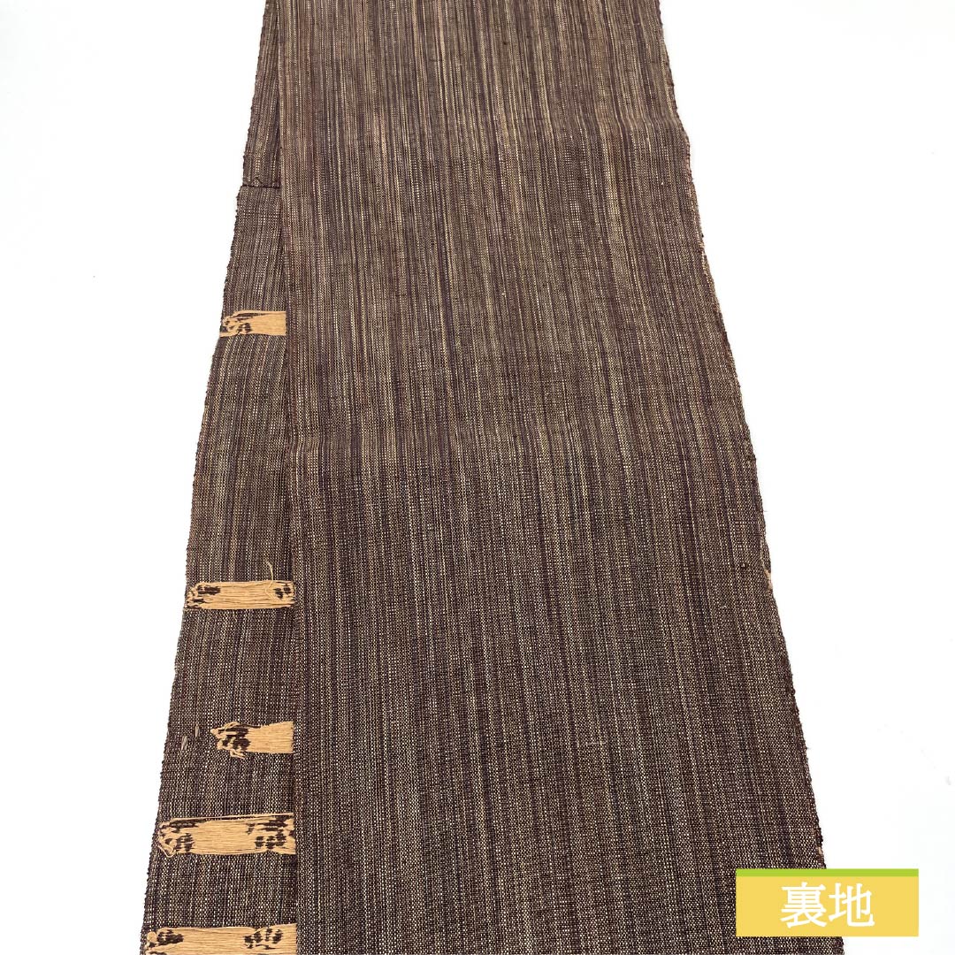 名古屋帯 抽象模様 帯丈348cm 正絹 Sランク ポイント柄 カジュアル グラデーション系 1124007112399 開き仕立て