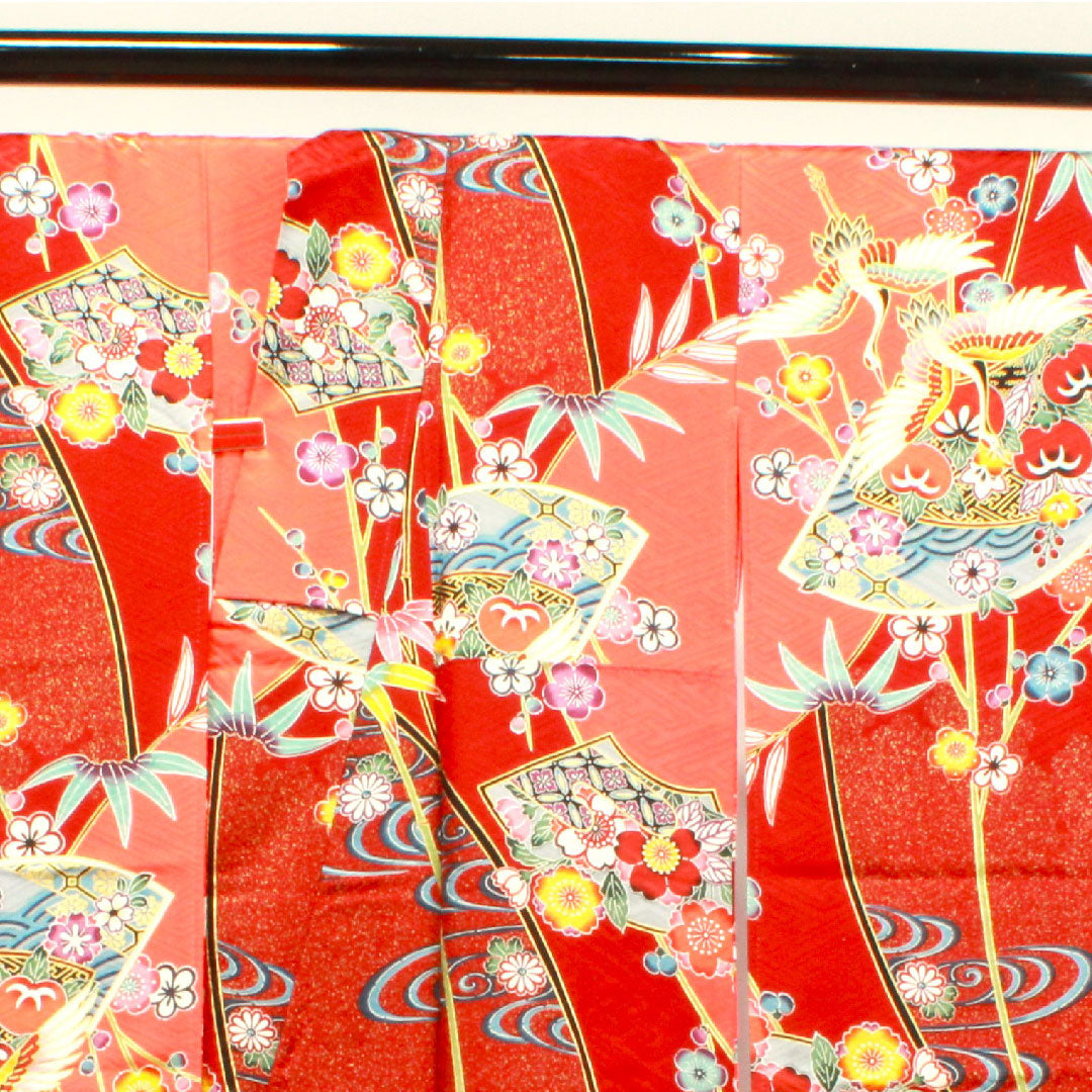 振袖 身丈151cm 裄丈61.5cm 袷 京紅型 吉祥文様 正絹 Sランク グラデーション系 1113001722299