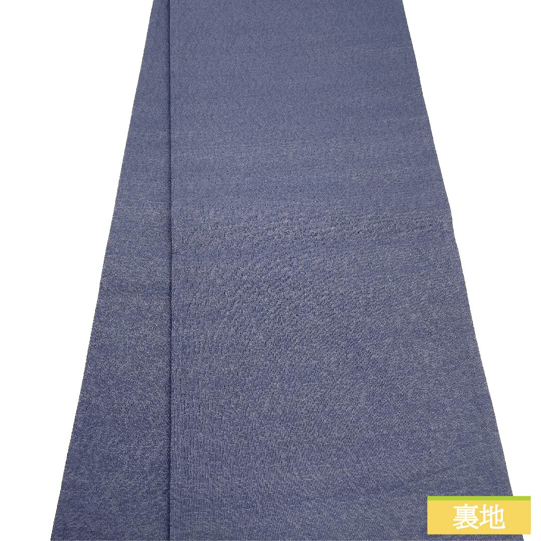 袋帯 正絹 裏色(うらいろ) 横段 花唐草 桐 帯丈432cm Sランク 六通 フォーマル グラデーション系 1123011842399