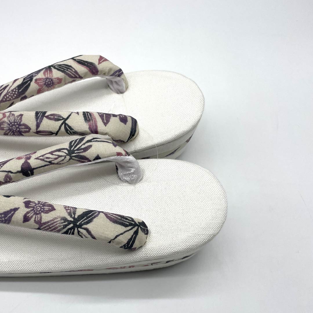 (New) Zori Sandals, Linen, NEW Rank, Summer Zori, Linen Zori, Made in Japan, Summer Use, Length 24cm, L Size, White, 1122001591411