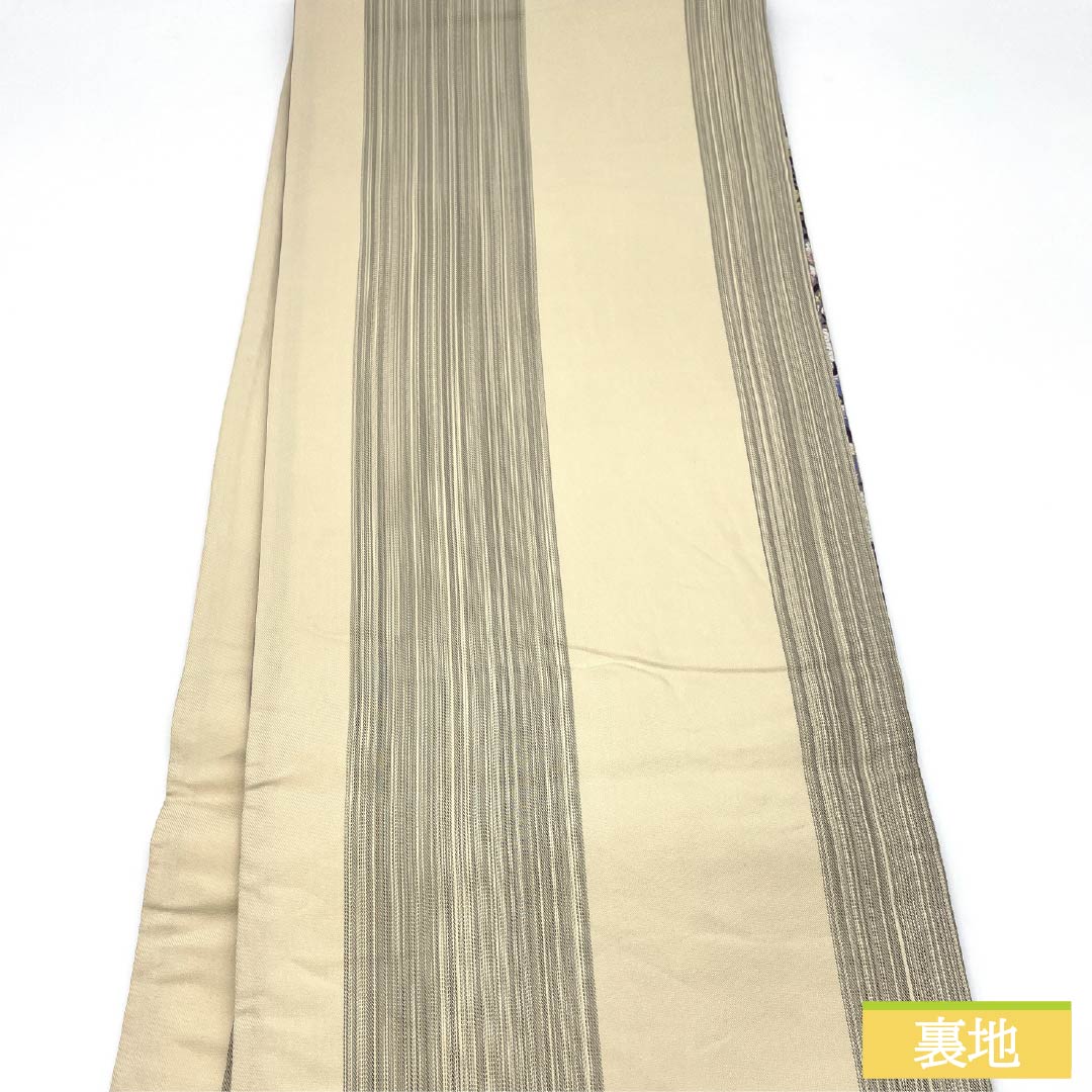 袋帯 正絹 振袖用 花おぼろ 桜 帯丈446cm Sランク 六通 フォーマル グラデーション系 1123013452399