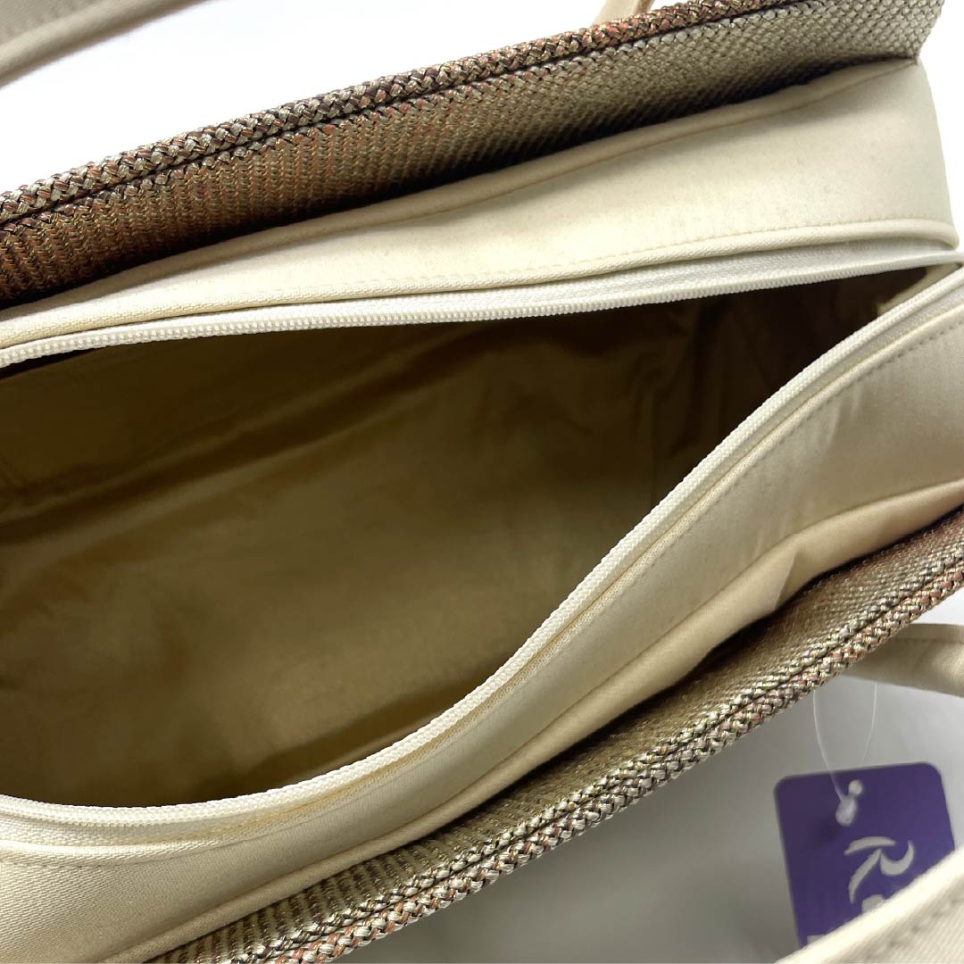 (新古品)和装バッグ セミフォーマル NEWランク 三軸組織 西陣織 利休バッグ グラデーション系 113900095199