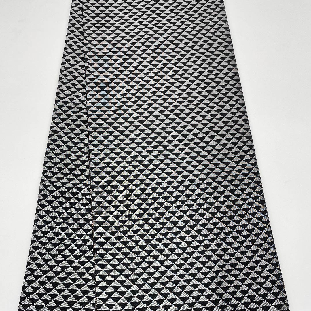 袋帯 黒色 変わり鱗 作家物 帯丈454cm 正絹 Aランク 全通 カジュアル 黒系 1123005733410