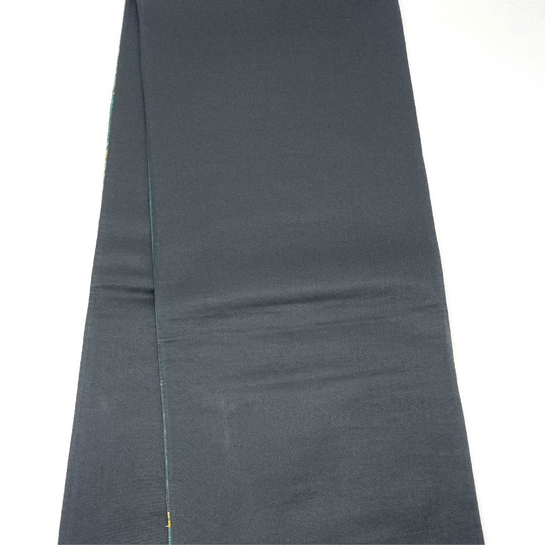 袋帯 ペルシャ模様 玉虫色 帯丈417cm 正絹 Sランク 六通 セミフォーマル 緑系 1123008432319