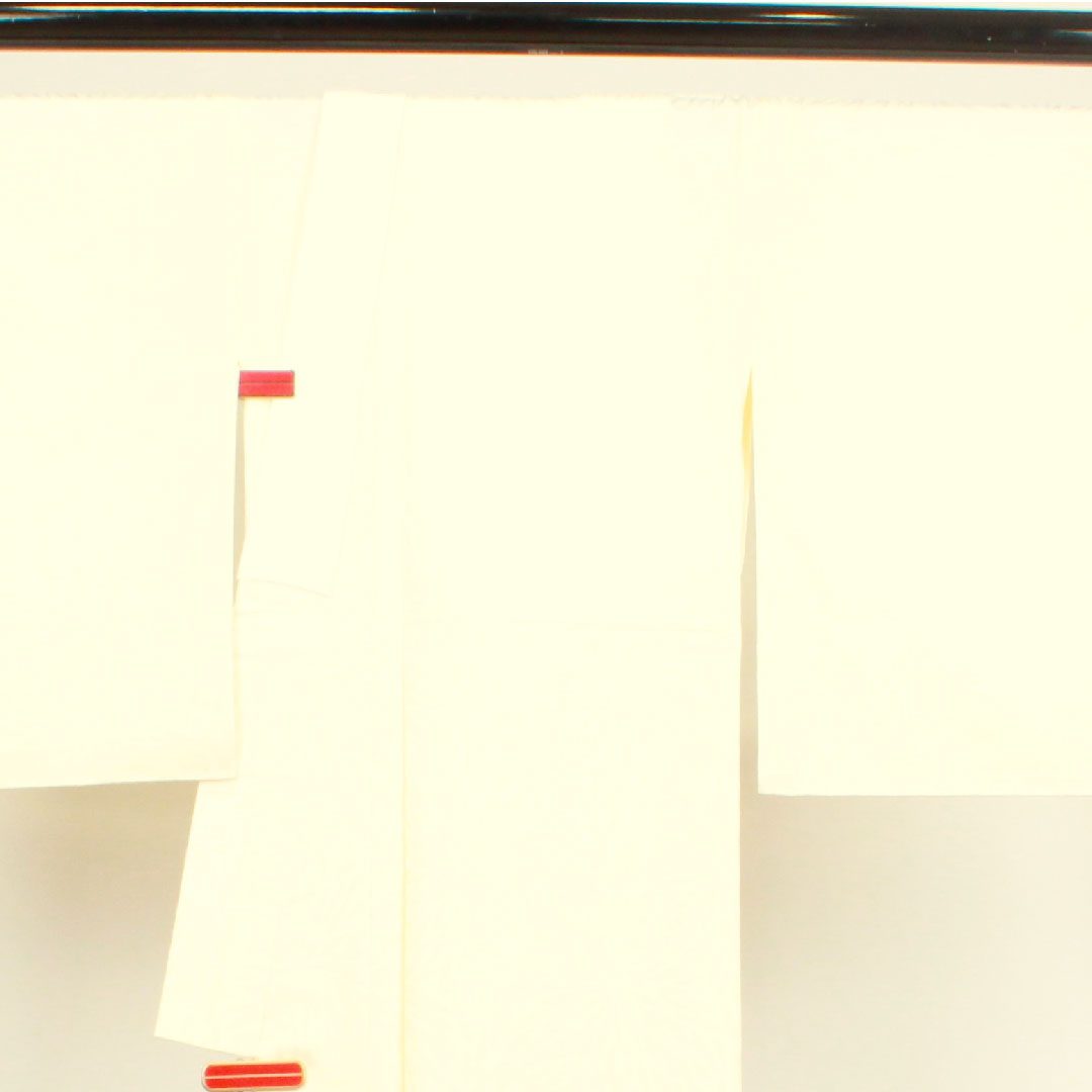 長襦袢 正絹 身丈142cm 裄丈66.5cm 袷 フォーマル 菊 Sランク クリーム系 1129000472615