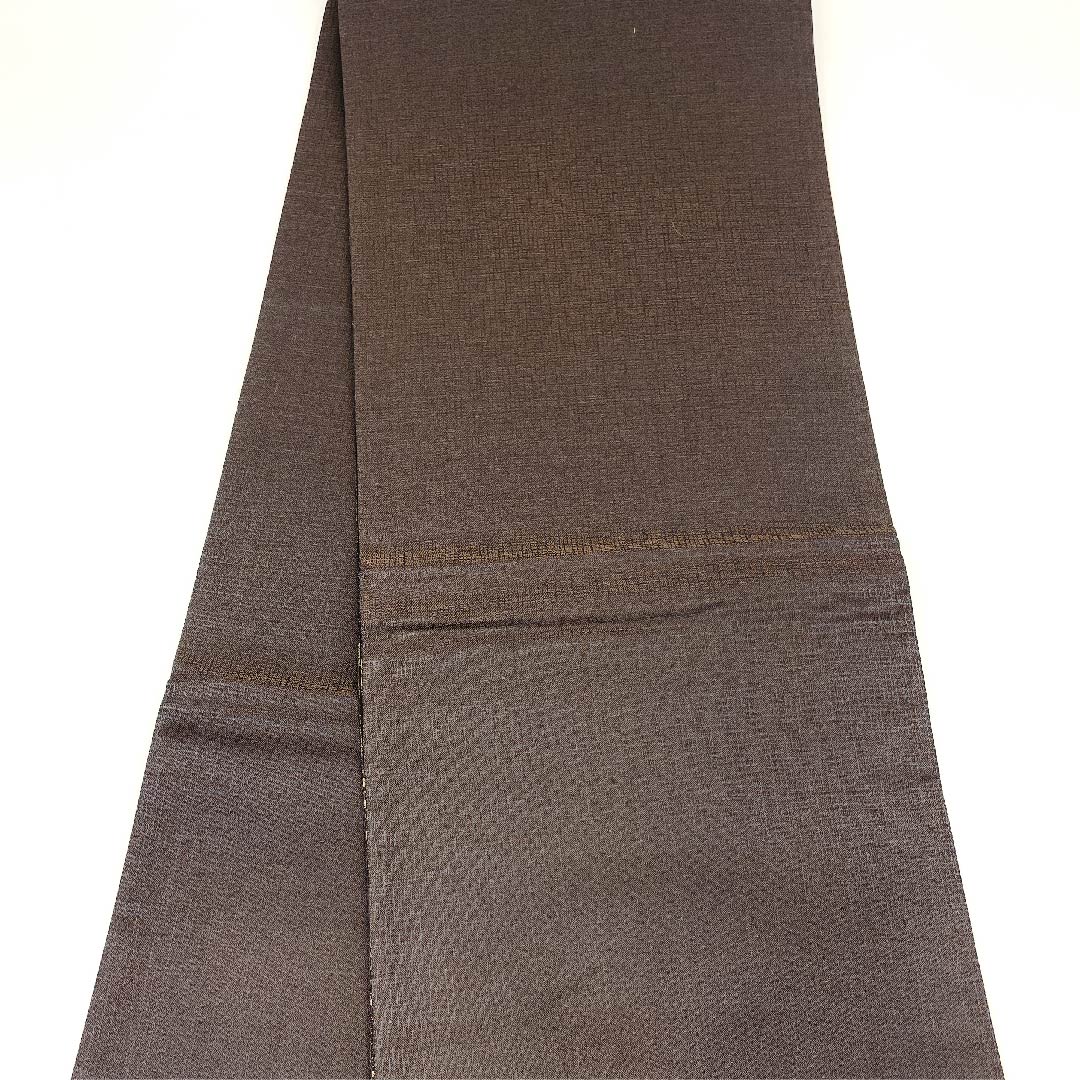 袋帯 黒色 富嶽三十六景柄 波 富士山 帯丈440cm 正絹 Aランク 六通 セミフォーマル 黒系 1123002833310