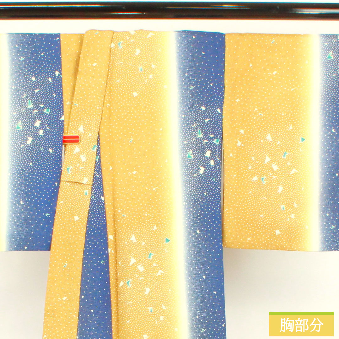 小花纹、涤纶、长度 168 厘米、袖长 66.5 厘米、内衬、赭石色、靛蓝、抽象图案、可水洗、S 级、渐变、1115004422599