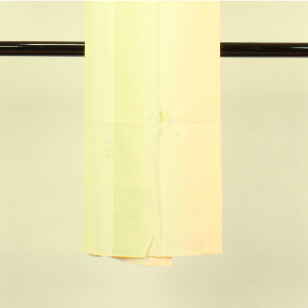 長襦袢 正絹 身丈124cm 裄丈60.5cm 袷 花模様 ボカシ染 Sランク グラデーション系 1129000342199