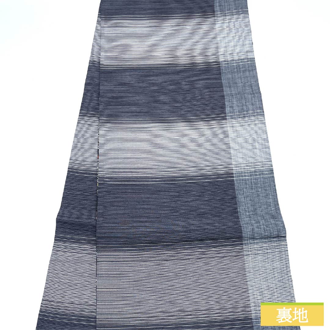 袋帯 正絹 本泥染 大島紬六十選 市松 帯丈448cm Sランク 六通 カジュアル グラデーション系 1123012562399