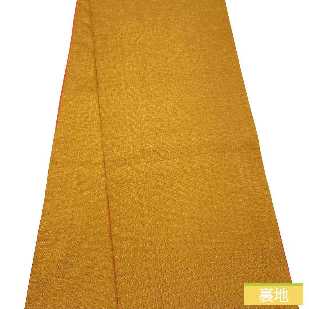 袋帯 正絹 Aランク 木屋太 西陣織 紹巴織 抽象模様 帯丈432cm 六通 カジュアル グラデーション系 1123016833399