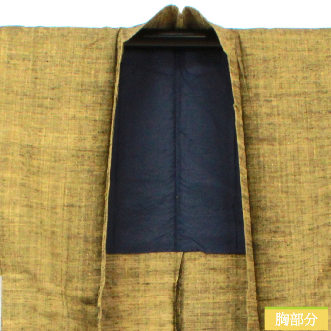 男物 正絹 Aランク 身丈87.5cm 裄丈66.5cm 紬地 グラデーション系 1119001583199