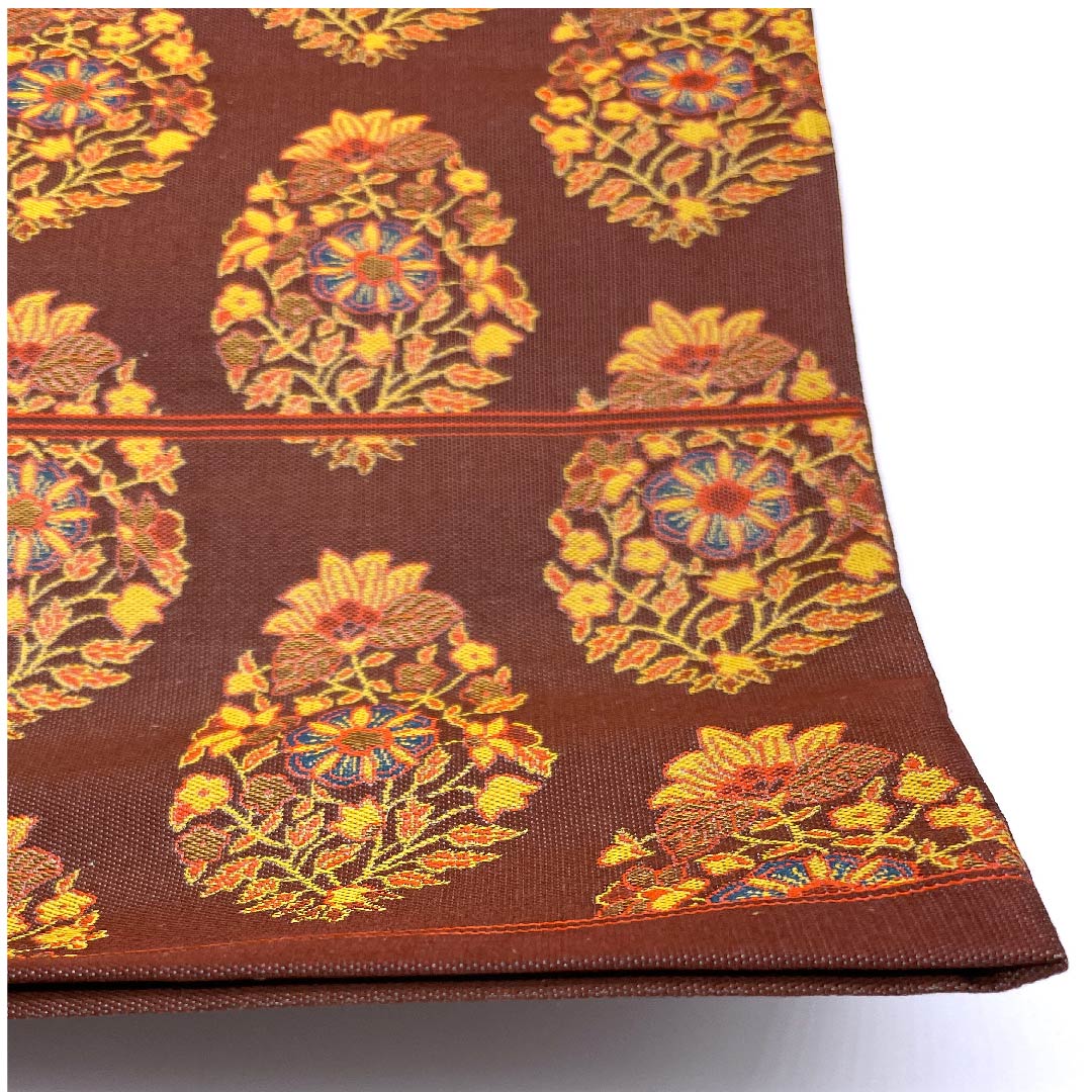 Fukuro Obi (Sash) in Red Shrimp Brown, Shosoin Pattern, Length 426cm, Pure Silk, S Rank, Six-way, Casual, Red, 1123008402312