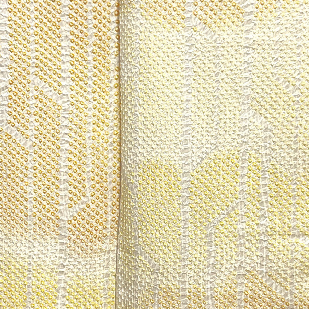 Komon, Length 153.5cm, Sleeve length 60cm, Awase, All tie-dye, Geometric pattern, Pure silk, S rank, Gradation, 1115002522299
