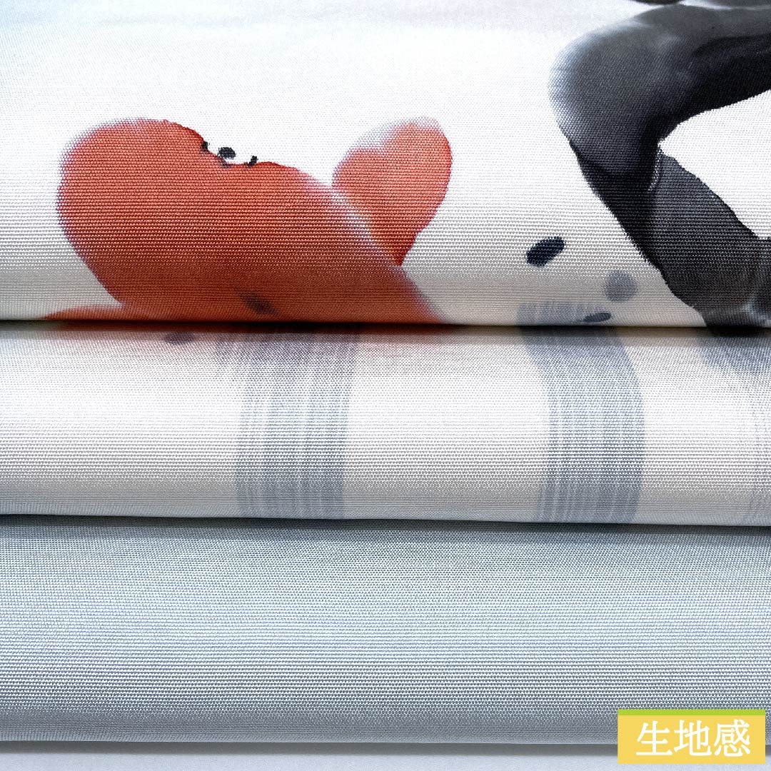 名古屋帯 白藍色 塩瀬 鯉 滝登り 帯丈383cm 正絹 Aランク ポイント柄 カジュアル 水色系 1124005613324 名古屋仕立て