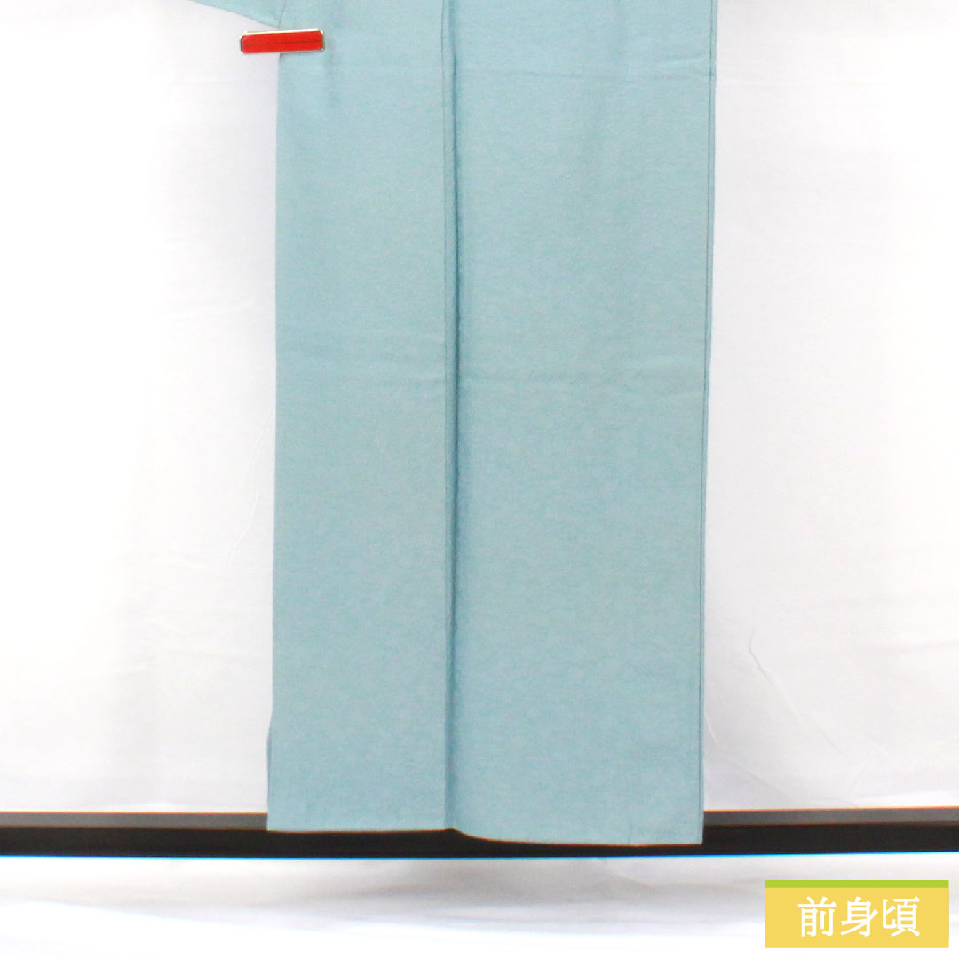 Plain color, pure silk, length 153cm, sleeve length 64.5cm, blue, lined, S rank, blue 1114001682217