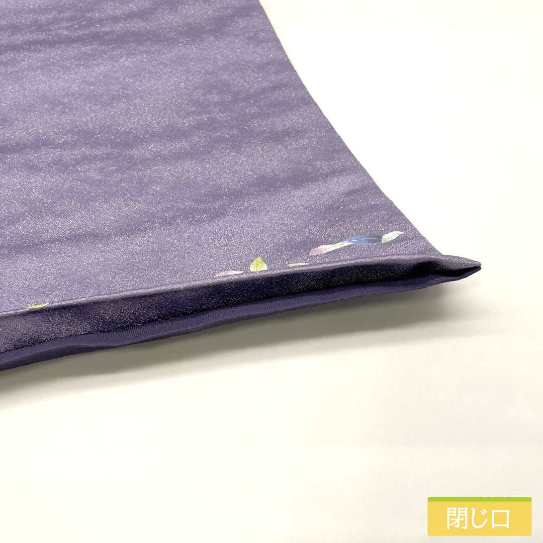 Fukuro Obi Silk A Rank Dyed Obi Umbrella Petals Silver Thread Obi Length 448cm Partial Pattern Semi-formal Gradation Color 1123017383399