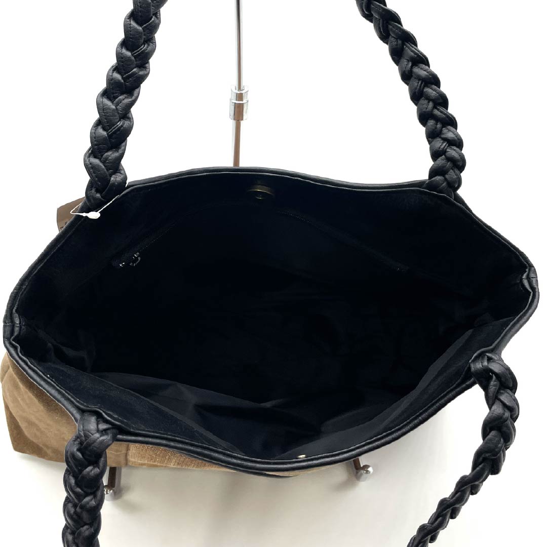 (新古品)草履バッグセット カジュアル NEWランク 酒袋 低反発草履 Laソール Mサイズ 茶系 1133000341314