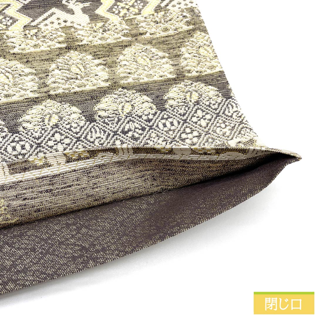 Fukuro Obi, Pure Silk, Kinkazan, 100 Specialties, Classic Pattern, Length 447cm, S Rank, Six-pass, Semi-formal, Gradient, 1123010902399