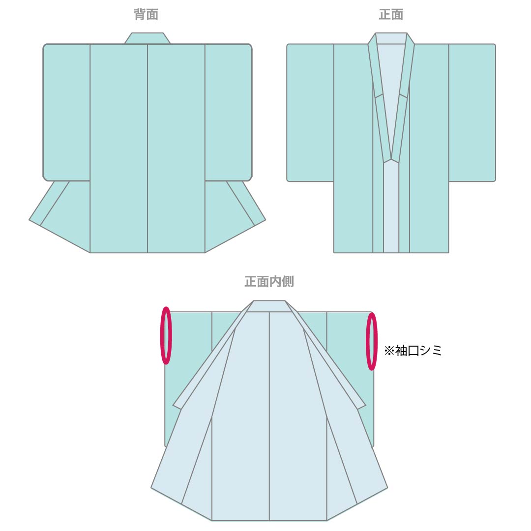 男物 正絹 Aランク 身丈141.5cm 裄丈70cm 黄黒色(きぐろいろ) 紬地 無地 袷 緑系 1119002053419