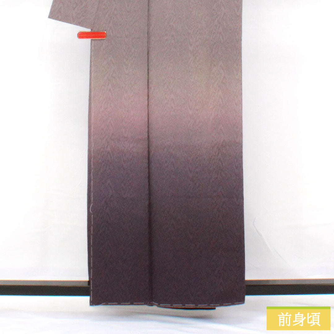 Plain color, pure silk, length 157.5cm, sleeve length 64cm, dove feather gray, with basting thread, unused, lined, S rank, gray, 1114002042322