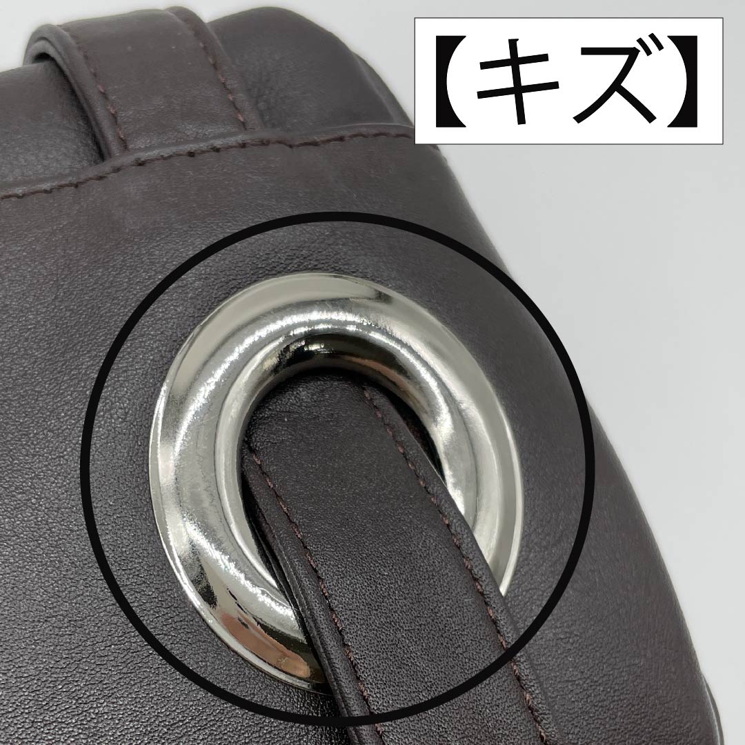 (新古品) 洋装バッグ 牛革 Aランク 新古品 牛革 2WAY 茶系 119700011314