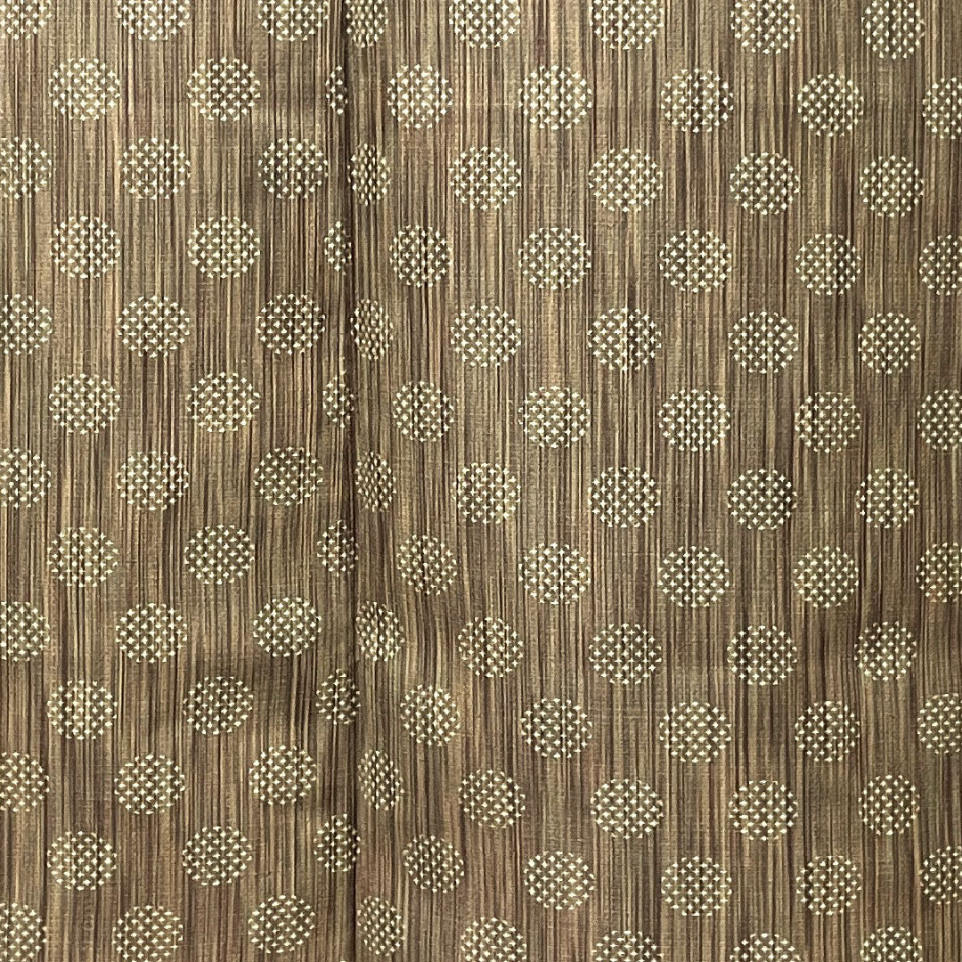 紬 身丈151.5cm 裄丈62cm 洗える着物 水玉模様 ポリ Sランク 袷 グラデ 1116002272299