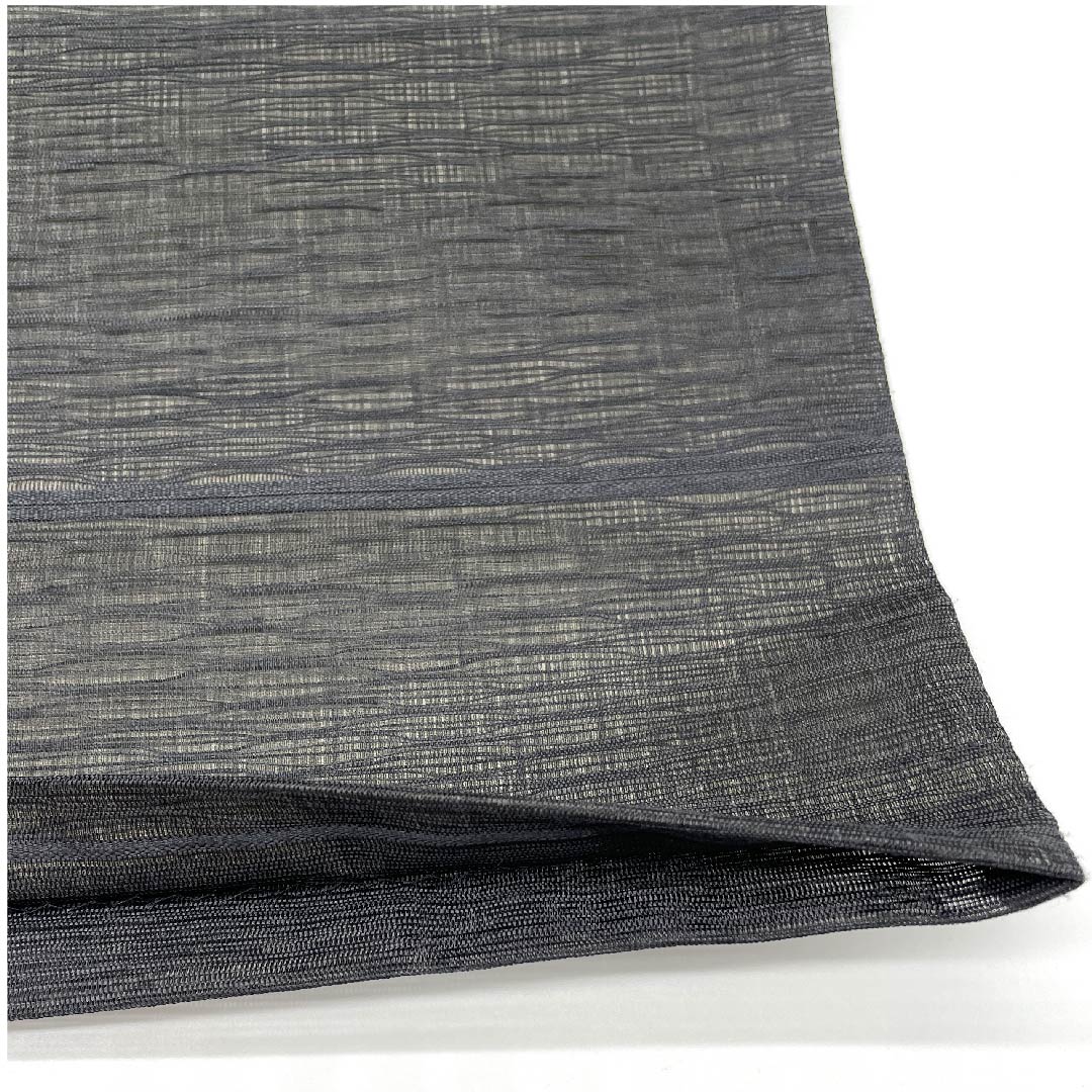 Fukuro Obi, Summer Obi, Black, Floral Pattern, Summer, Obi Length 456cm, Pure Silk, S Rank, Point Pattern, Casual, Black, 1123008512410