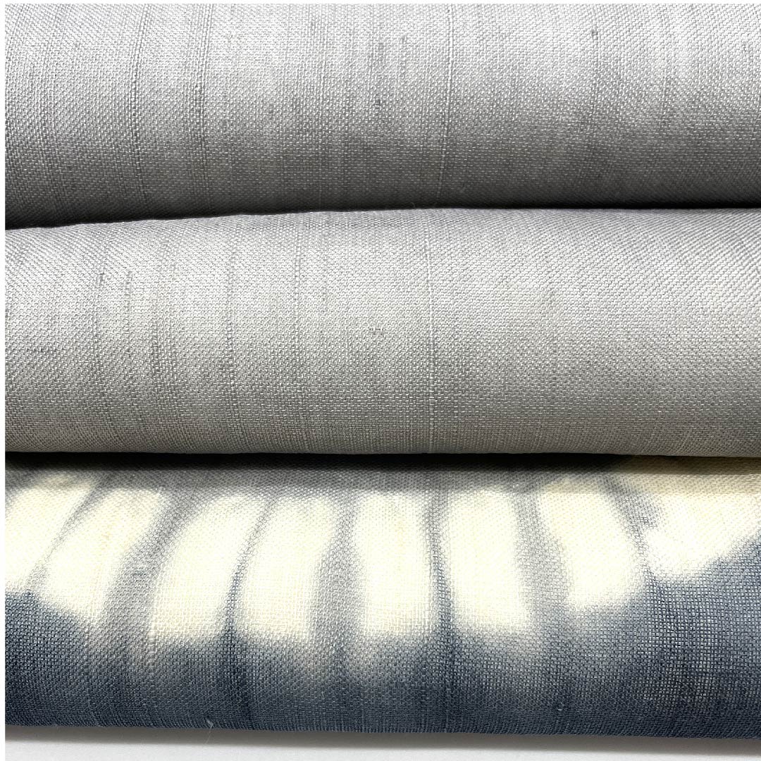 名古屋帯 鋼色 夏帯 紗 絞り 抽象模様 絞り 帯丈370cm 正絹 Aランク ポイント柄 カジュアル グラデーション系 1124004493399 開き仕立て