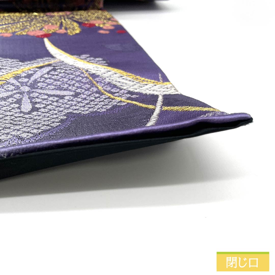 袋帯 正絹 花浅葱色(はなあさぎいろ) 桜 帯丈448cm Sランク 六通 フォーマル グラデーション系 1123011502399