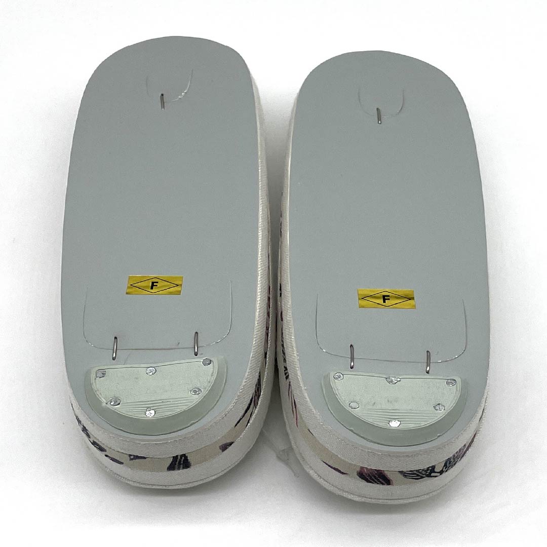 (新品)草履 亜麻 NEWランク 夏草履 亜麻草履 日本製 夏用 長さ24cm Lサイズ 白系 1122001731411