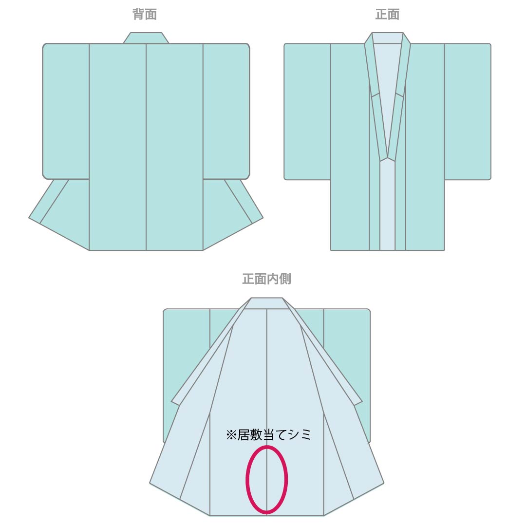 男物 正絹 Aランク 身丈141cm 裄丈69.5cm 真珠色(しんじゅいろ) 縞 居敷当て付き 染め 単衣 グレー系 1119002463422