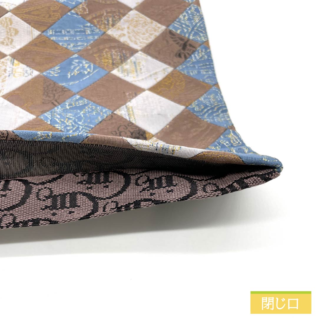 Fukuro Obi, pure silk, inlay, floral pattern, obi length 450cm, S rank, six-way, casual, gradation style, 1123012782499